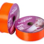 Fita De Cetim Progresso 38mm Rolo 50 Metros Várias Cores Cor 278 Laranja Cítrico