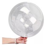 Kit 10 Balões Bubble Transparentes Bobo 18 Polegadas PVC Festa