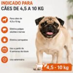 Antipulga Carrapato Bravecto 250 Mg Cães De 4,5 Kg A 10 Kg