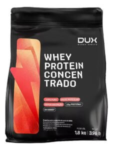 Whey Protein Concentrado Dux 1,8kg Refil Sabor Baunilha