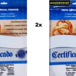 Papel A4 Diplomata Liso 120g Pct Com 50 Masterprint