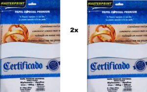 Papel A4 Diplomata Liso 120g Pct Com 50 Masterprint