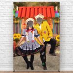 Painel Interativo Festa Junina São João Para Fotos Casal 1,50×2,20m Em Tecido Sublimado Criatema