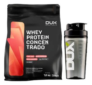 Whey Dux Concentrado 1.8kg Refil – Whey Protein Concentrdo Sabor Neutro – Sem Sabor