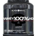 Whey 100% Hd 1,8kg Wpc + Isolado + Hidrolisado – Black Skull Sabor Morango