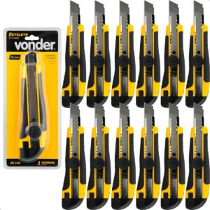 Kit 12 Estiletes Profissional Emborrachado 18mm – Vonder