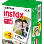 Fujifilm Instax Liso Branco 20 Mini Foto Instantania Com Blanco