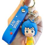 Chaveiro 3D Divertidamente Em Silicone Altura 15cm Grafite Cor Alegria