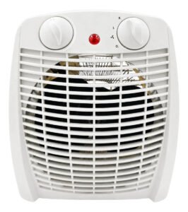 Aquecedor Elétrico 2 Em 1 Kian Branco 1800w Aq100 2 Níveis De Aquecimento + Ventilação