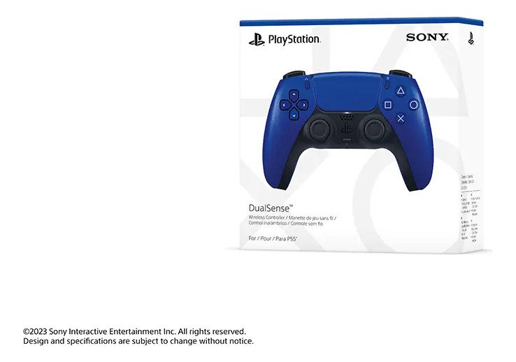 Controle de joystick sem fio Dualsense Ps5 azul cobalto