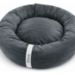 Cama Gato Nuvem Caminha Pet Redonda Ninho Soft Macia 50x50cm Cor Grafite Touch