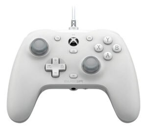 Controle GameSir G7 HE para Xbox One Series S X PC Joystick Hall Effect Vibração Ajustável Cor Branco