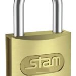 Cadeado Armário Mala Mochila Zamac Latonado E-coat Stam 30mm