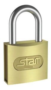 Cadeado Armário Mala Mochila Zamac Latonado E-coat Stam 30mm