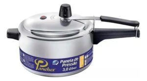 Panela De Pressão Panelux Alumínio Polido 3 Litros Cinza-claro