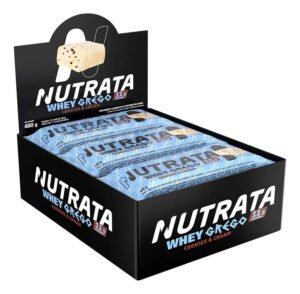 Whey Grego Bar Protein 12 Unidades Grow Thisoldie – Nutrata Sabor Cookies And Cream