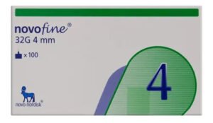 Agulhas Estéreis Diabete 4mm Compatíveis Caneta Ozempic Novofine