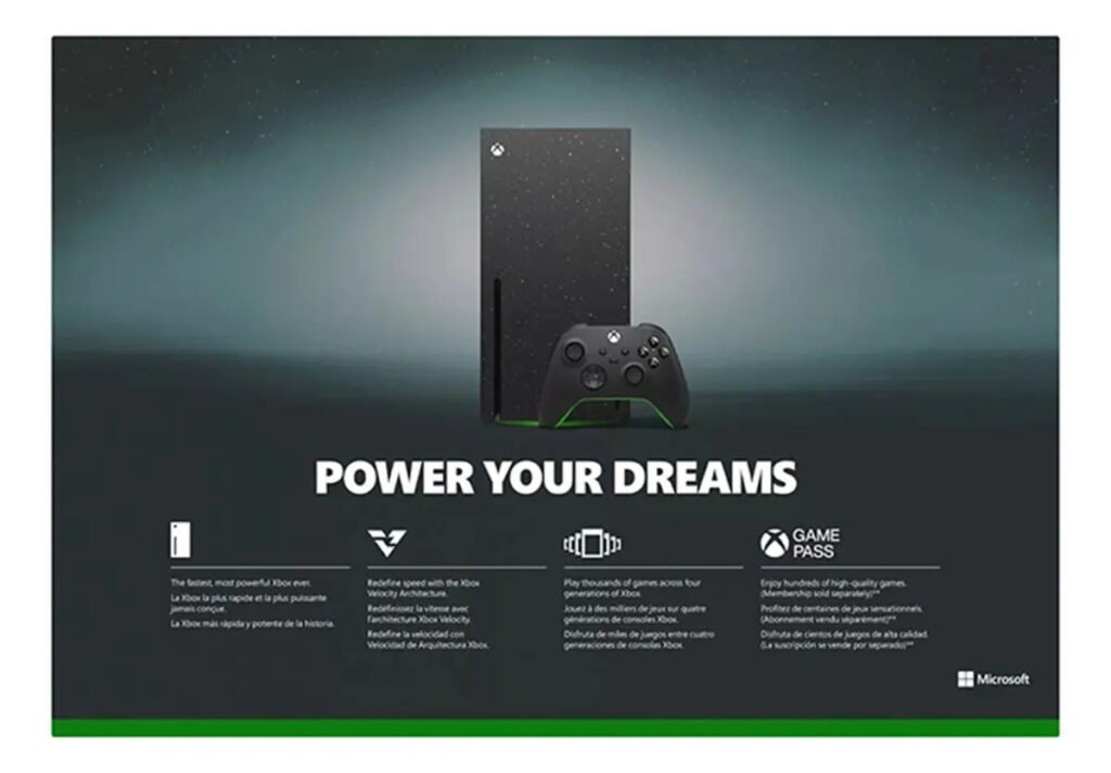 Console Microsoft Xbox Series X 2TB, Preto, para Jogos