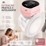 Bomba De Tirar Leite Materno Portátil Eletrica 24mm Sem BPA Não Precisa Segurar Ou Ficar Apertando Mãos Livres Amamentação Extratora Elétrica Sugador Bombinha Marca Fergusom