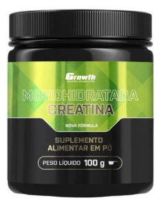 Creatina Monohidratada 100g Growth Supplements – Sem Sabor em Pó