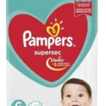 Fraldas Pampers Supersec G em kit de 80 x 80 unidades