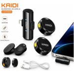 Microfone De Lapela Sem Fio Lightning Para iPhone 11 12 13 14 Duplo Anti Ruído