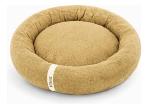 Cama Gato Cachorro Caminha Pet Redonda Ninho Macia 70x70cm Cor Caramelo Desenho Soft Fleece