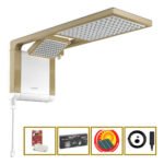 Chuveiro Acqua Duo Ultra Br/matte Gold Lorenzetti 127 Branco Matte Gold 7.8 Kw