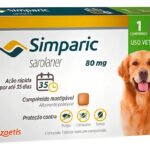 Antipulgas E Carrapatos Simparic 80mg 20,1 A 40kg – Caixa com 1 Comprimido – Zoetis