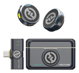 Hollyland Microfone Sem Fio Duplo Lark M2 Usb-c Para iPhone Cor Preto