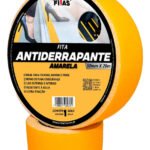 Fita Antiderrapante Ultra Fitas Amarela 20m Resistência Água Banheiro Rampas