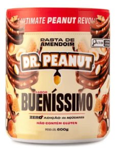 Pasta de amendoim com whey protein bueníssimo 600g Dr. Peanut