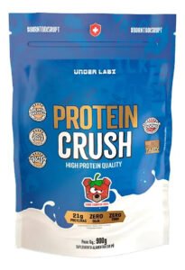 Whey Protein Crush Concentrado 900g Refil Under Labz Bom Sabor Morango