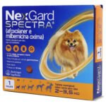Anti Pulgas E Carrapatos Nexgard Spectra Cães 2 A 3,5 Kg 1 Tablete