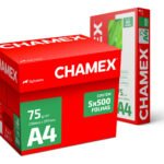 Papel Sulfite Profissional Sustentável Chamex A4 75g 210x297mm – Pacote 500 Folhas Premium