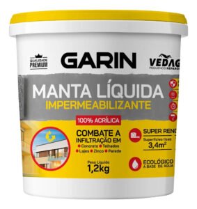 Manta Líquida Impermeável Garin Premium Branco 1.2 L Paredes Lajes