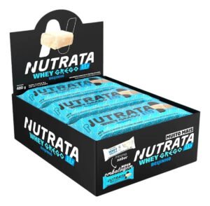 Nutrata Grego Barra De Proteina Sabores Deliciosa Cx 12x 55g Sabor Beijinho