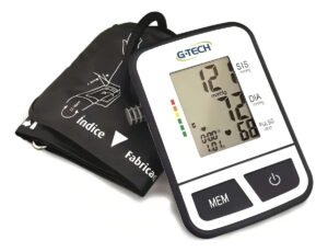 Aparelho de medir pressão digital de braço G-tech BSP11 cor branco com preto