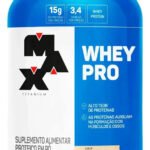 Suplemento Em Pó Whey Pro Max Titanium 1kg Sabor Cookies Cookies