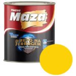Tinta Esmalte Sint. Maza Direto Na Ferrugem 900ml Cor Amarelo