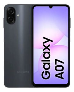 Celular Samsung Galaxy A07 256gb, 8gb, Câmera 50mp, Tela 6.7 , Proteção Ip54, Processador 6nm – Preto