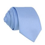 Gravata Masculina Premium Tradicional Padrinhos Casamento Noivos Semi Slim Várias Cores Azul Serenity