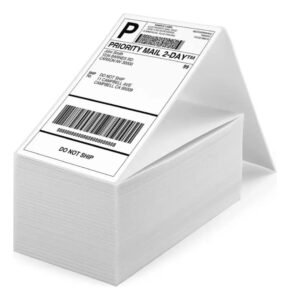 1.000 Etiqueta Térmica Sem Rolo 10×15 /100×150 Formato Resma Cor Branco Gigantes do Bazar