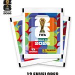 Kit 12 Envelopes com 84 figurinhas – Copa do Mundo 2026