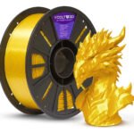 Filamento Pla Dourado Ouro Gold V-Silk 1Kg 1,75mm Voolt3D