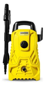 Lavadora de alta pressão compacta Karcher 1500 Psi cor amarela