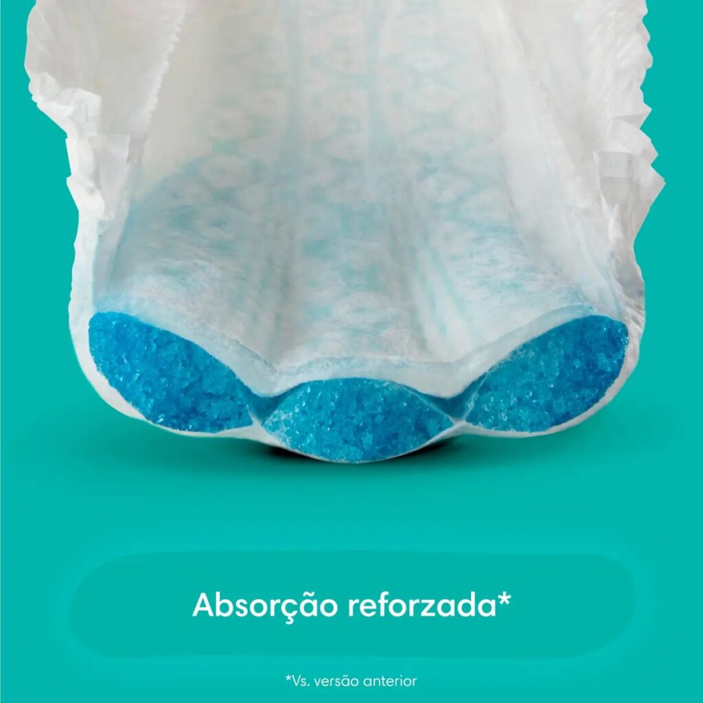 Fralda Pampers Confort Sec XG 62 unidades