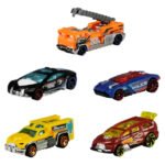 Kit Com 5 Carrinhos Sortidos Hot Wheels Coloridos Mattel
