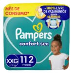 Fralda Pampers Confort Sec Tamanho XXG 112 Unidades