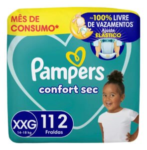Fralda Pampers Confort Sec Tamanho XXG 112 Unidades